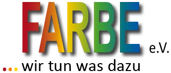 Logo vom Verein FARBE e.V., unserem Träger.