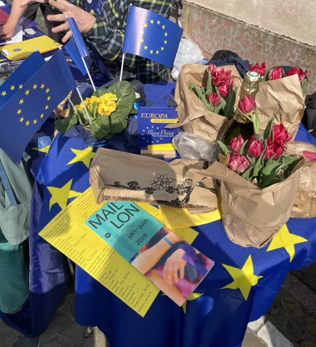 Geschenke, die unsere französischen Gäste mitbrachten.