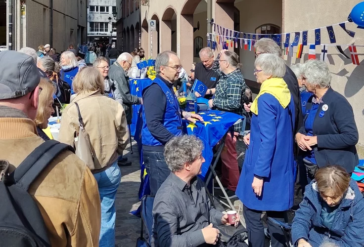 Gleich beginnt die Eröffnungsansprache.