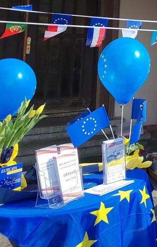 Ein Teil unseres Info-Standes.